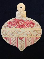 Red & Gold Christmas Ornament E-packet